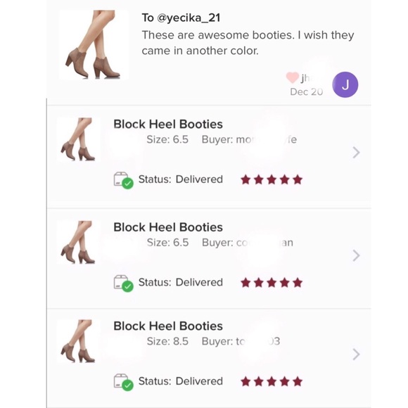 Block Heel Ankle Booties - Picture 6 of 7